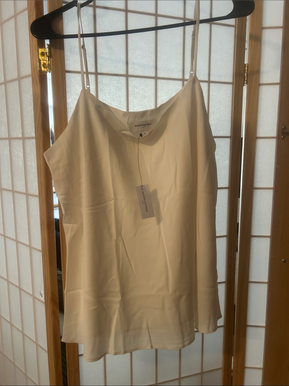 Banana Republic White Spaghetti-Strap Camisole